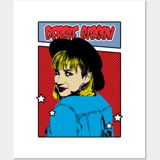 Debbie Gibson 90s Pop Art Comic Style Posters and Art